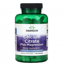 Swanson, Calcium Citrate Plus Magnesium, 150 Capsules