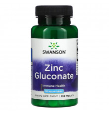 Swanson, Zinc Gluconate, 30 mg, 250 Tablets