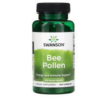 Swanson, Bee Pollen , 400 mg , 100 Capsules
