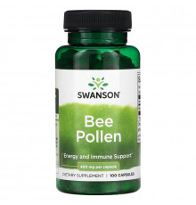 Swanson, Bee Pollen , 400 mg , 100 Capsules