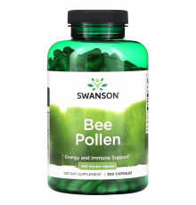 Swanson, Bee Pollen, 400 mg, 300 Capsules