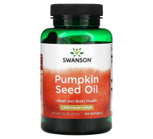 Swanson, Pumpkin Seed Oil, 1,000 mg, 100 Softgels