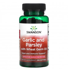 Swanson, Garlic and Parsley with Wheat Germ Oil, 250 Softgels
