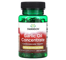 Swanson, Garlic Oil Concentrate, 500 mg, 250 Softgels