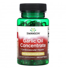 Swanson, Garlic Oil Concentrate, 500 mg, 250 Softgels
