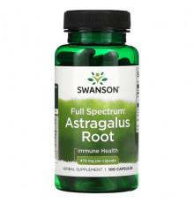 БАДы для укрепления иммунитета Full Spectrum Astragalus Root, 470 mg, 100 Capsules