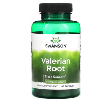 Swanson, Valerian Root, 475 mg, 100 Capsules