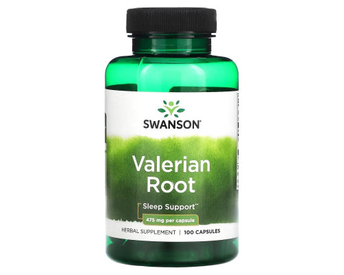 Swanson, Valerian Root, 475 mg, 100 Capsules Swanson, Valerian Root, 475 mg, 100 Capsules