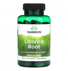 Swanson, Licorice Root, 450 mg, 100 Capsules