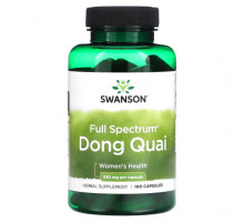 Растительные экстракты и настойки Swanson, Full Spectrum Dong Quai, 530 мг, 100 капсул