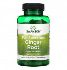 Swanson, Spectrum Ginger Root, 540 mg, 100 Capsules