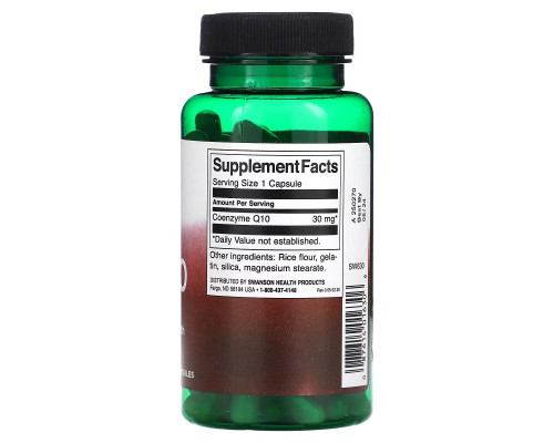 Swanson, CoQ10, 30 mg, 120 Capsules Swanson, CoQ10, 30 mg, 120 Capsules