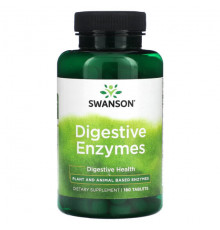 Пищеварительные ферменты Digestive Enzymes, 180 Tablets