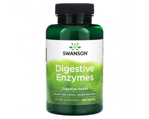 Пищеварительные ферменты Digestive Enzymes, 180 Tablets Пищеварительные ферменты Digestive Enzymes, 180 Tablets
