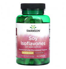 Женское здоровье Swanson, Изофлавоны сои, комплекс соевых зародышей, стандартизированный, 750 мг, 120 капсул