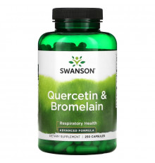 Swanson, Quercetin & Bromelain, Respiratory Health, 250 Capsules