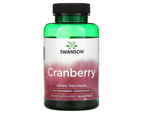 Swanson, Cranberry, 180 Weichkapseln