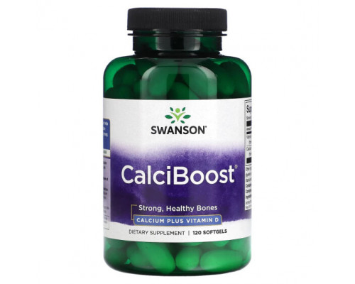 Кальций Swanson, CalciBoost`` 120 мягких таблеток Кальций Swanson, CalciBoost`` 120 мягких таблеток