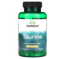 Swanson, Taurine, 500 mg, 100 Capsules