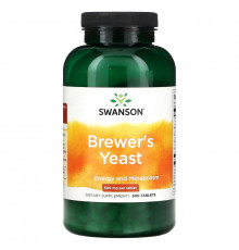 Swanson, Brewer's Yeast, 500 mg, 500 Tablets