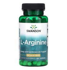 Swanson, L-Arginine, 500 mg, 100 Capsules