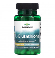 Swanson, L-Glutathione, 100 mg, 100 Capsules