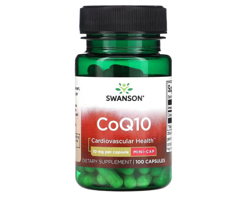 Swanson, CoQ10, 10 mg, 100 Capsules Swanson, CoQ10, 10 mg, 100 Capsules