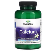 Swanson, Calcium, Vanilla Cream, 500 mg, 100 Chewable Tablets