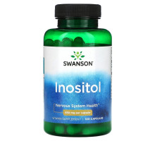 Swanson, Inositol, 650 mg, 100 Capsules