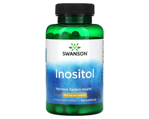 Swanson, Inositol, 650 mg, 100 Capsules Swanson, Inositol, 650 mg, 100 Capsules