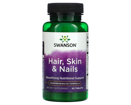 Swanson, Hair, Skin & Nails, 60 Tablets