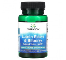 Имбирь и куркума Lutein Esters & Bilberry, 120 Softgels