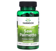 Swanson, Saw Palmetto, 540 mg, 100 Capsules