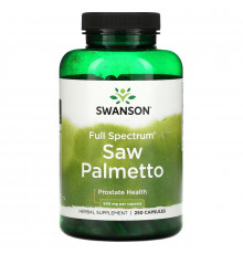 Swanson, Full Spectrum Saw Palmetto, 540 mg, 250 Capsules