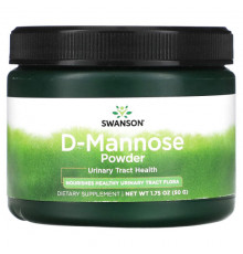 Женское здоровье Swanson, D-манноза в порошке, 50 г (1,75 унции)