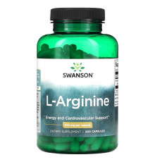 Swanson, L-Arginine , 500 mg , 200 Capsules