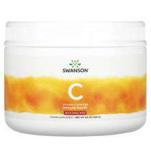 Витамин C Swanson, Порошок витамина C с шиповником, 250 г (8,8 унции)