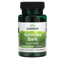Мужское здоровье Yohimbe Bark, 75 mg, 100 Capsules