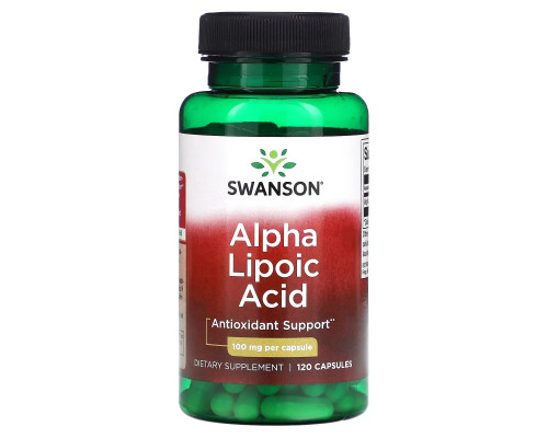 Swanson, Alpha Lipoic Acid, 100 mg, 120 Capsules Swanson, Alpha Lipoic Acid, 100 mg, 120 Capsules