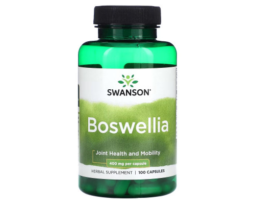 Swanson, Boswellia, 400 mg, 100 Capsules Swanson, Boswellia, 400 mg, 100 Capsules