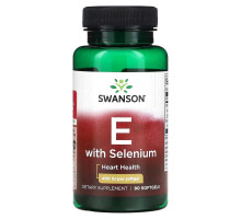 Swanson, Vitamin E with Selenium, 400 IU, 90 Softgels