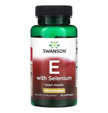 Swanson, Vitamin E with Selenium, 400 IU, 90 Softgels