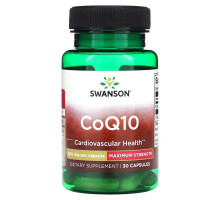 Swanson, Коэнзим Q10, максимальная эффективность, 200 мг, 30 капсул