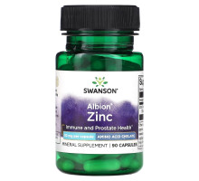 Swanson, Albion Zinc, 30 mg, 90 Capsules