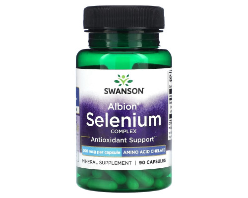 Swanson, Albion Selenium Complex, 200 mcg , 90 Capsules Swanson, Albion Selenium Complex, 200 mcg , 90 Capsules