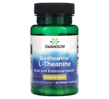 Swanson, Suntheanine L-Theanine, 100 mg, 60 Veggie Capsules