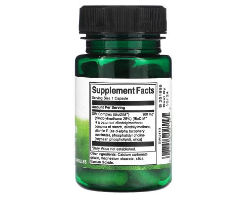 Swanson, DIM Complex, 100 mg, 30 Capsules Swanson, DIM Complex, 100 mg, 30 Capsules