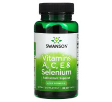 Swanson, Vitamin A, C, E & Selenium, 60 Softgels