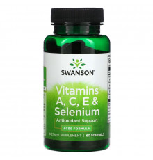 Swanson, Vitamin A, C, E & Selenium, 60 Softgels