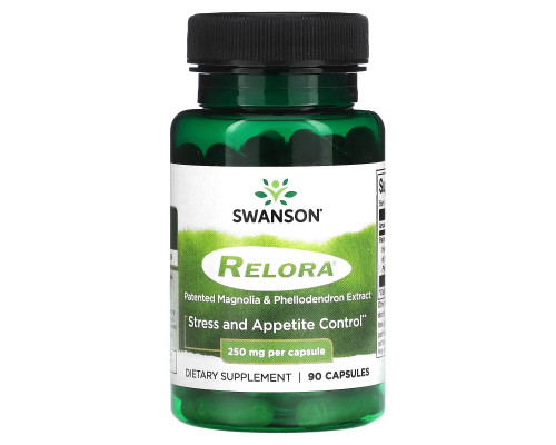 Swanson, Relora, 250 mg, 90 Capsules Swanson, Relora, 250 mg, 90 Capsules